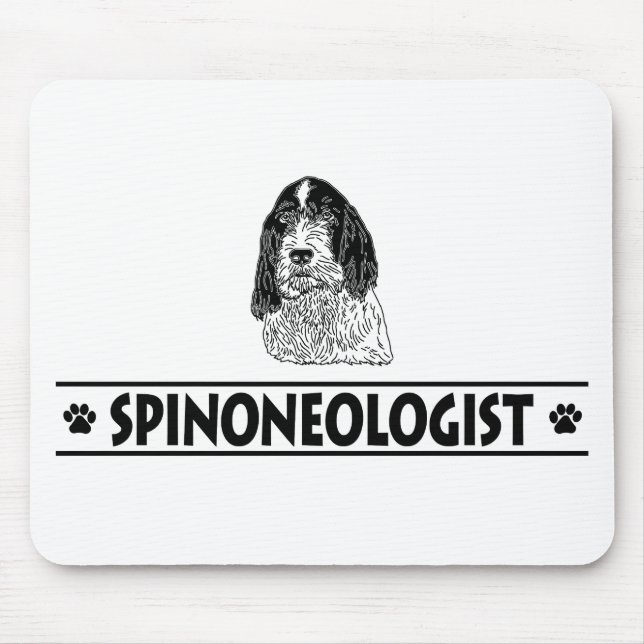Humourous Spinone Italiano Mouse Pad (Front)