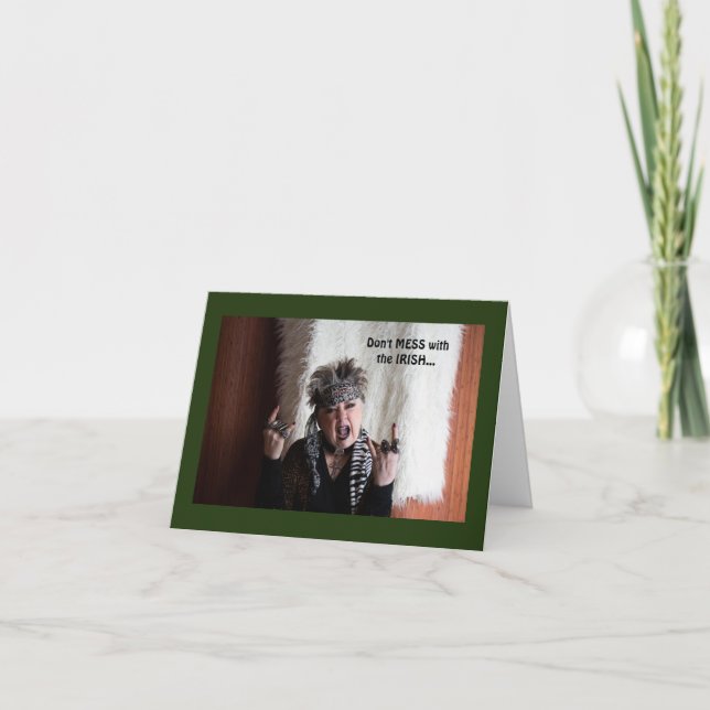 Humourous St. Patrick's Day Card (Front)