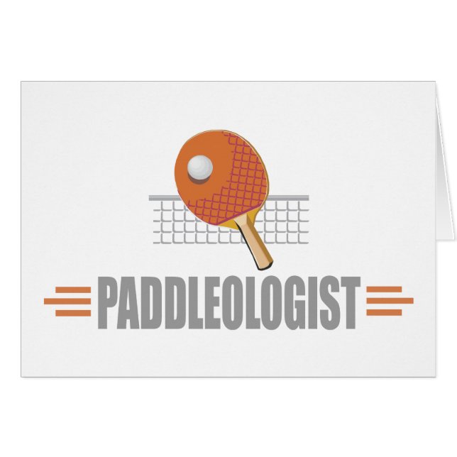 Humourous Table Tennis (Front Horizontal)