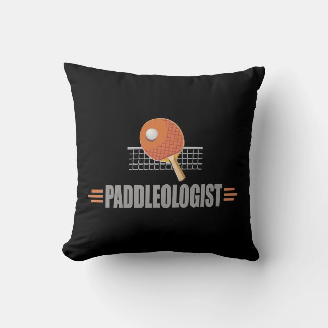 Humourous Table Tennis Cushion (Front)
