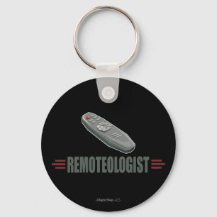Humourous Television Remote Control Key Ring