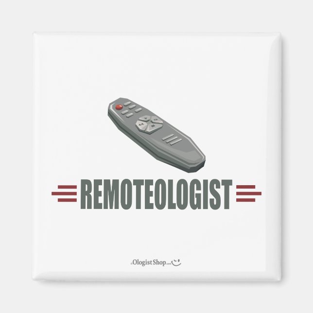 Humourous Television Remote Control Magnet (Front)