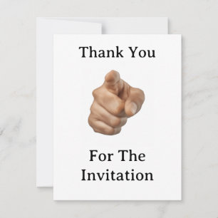 Humourous Thank You Card
