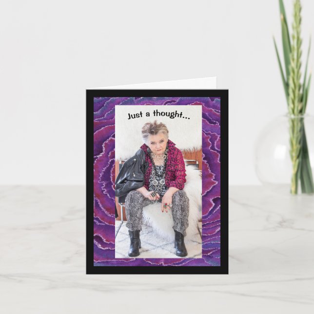 Humourous thought about winter/summer Greeting Car Card (Front)