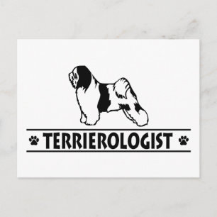 Humourous Tibetan Terrier Postcard