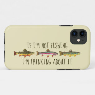Humourous Trout FIy Fishing Angler Case-Mate iPhone Case