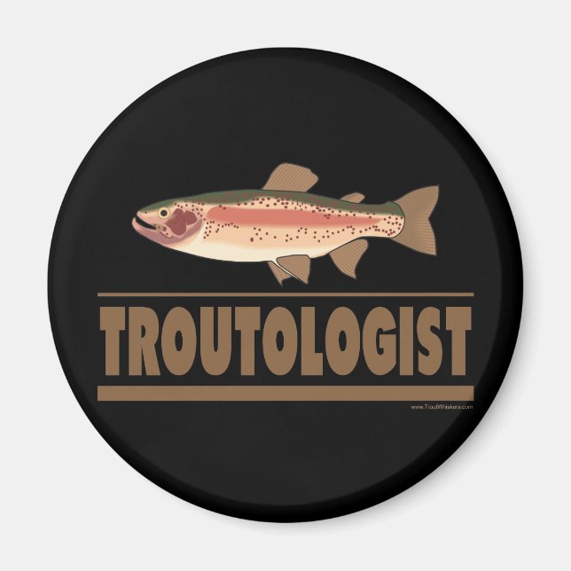 Humourous Trout Magnet (Front)