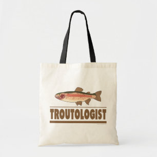 Humourous Trout Tote Bag