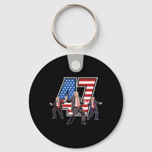 Humourous Trump Funny Victory Dance Trump Dancing Key Ring