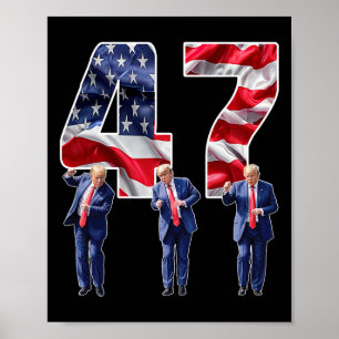 Humourous Trump Funny Victory Dance Trump Dancing Poster