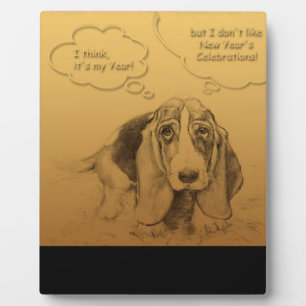 Humourous Vietnamese Chinese Dog Year Plaque