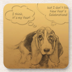 Humourous Vietnamese Chinese Dog Year S Coaster