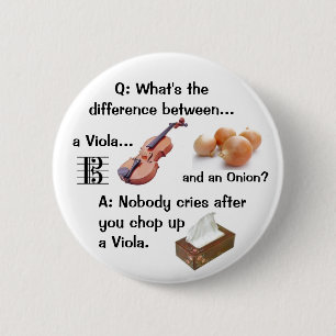 Humourous Viola Joke Button