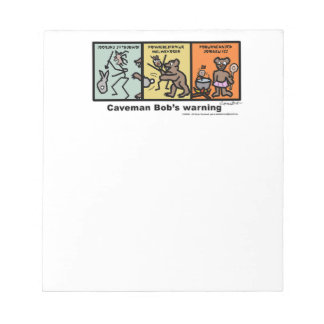 Humourous Watch Your Back! Notepad