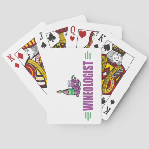 Humourous Wine Playing Cards