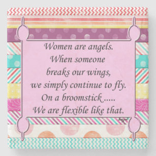 Humourous Womens Inspiration Coaster