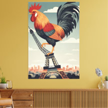 Humourous WPA Paris Themed 