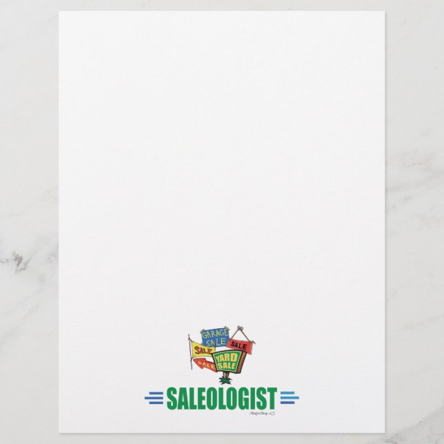 Humourous Yard Sale Flyer (Front)