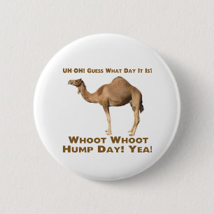 Hump Day 6 Cm Round Badge