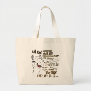 Hump Day Camel Large Tote Bag