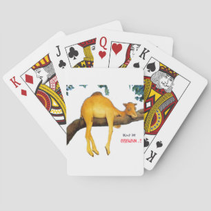 Hump Day Camel .. Overblown Playing Cards