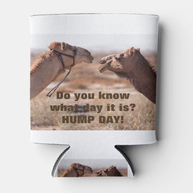 Hump Day Camels Can Cooler (Front)
