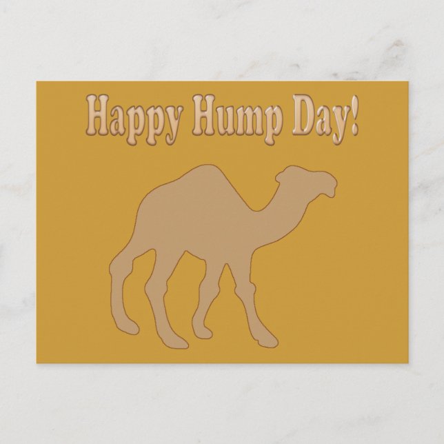 Hump day ! Happy Hump Day ! Postcard (Front)
