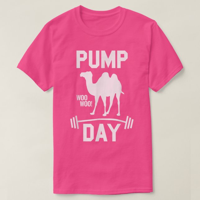 Hump Day Pump Day Wednesday Fitness Gym Workout  T-Shirt (Design Front)