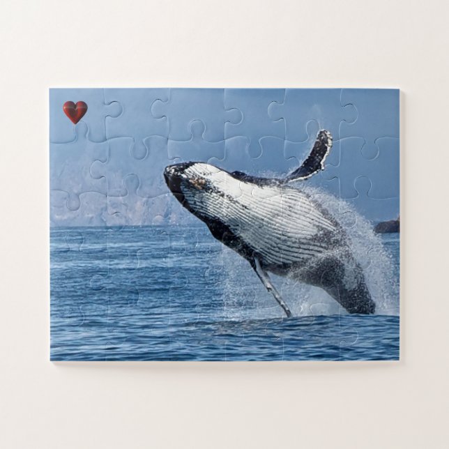Humpback Whale Alaska Jigsaw Puzzle (Horizontal)