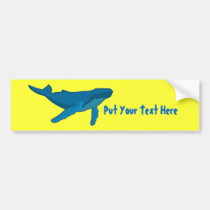 Humpback Whale Bumper Sticker