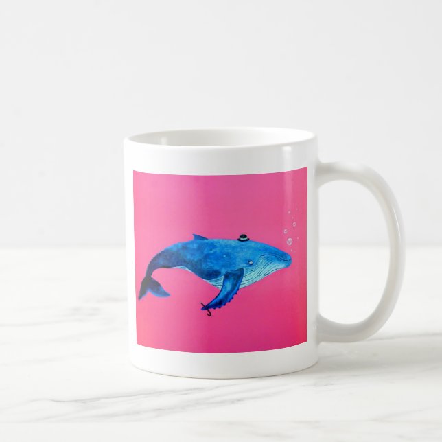humpback whale coffee mug (Right)