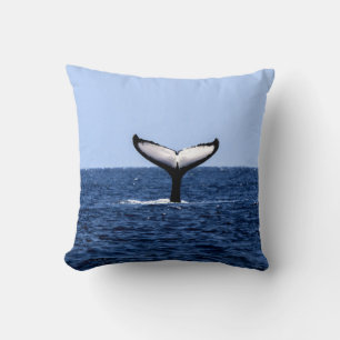 Humpback Whale in Ocean Cushion