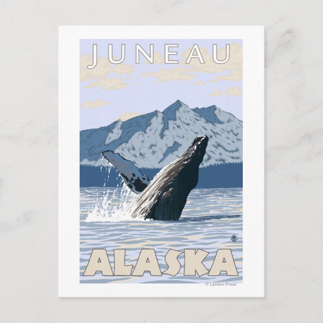 Humpback Whale - Juneau, Alaska Postcard (Front)