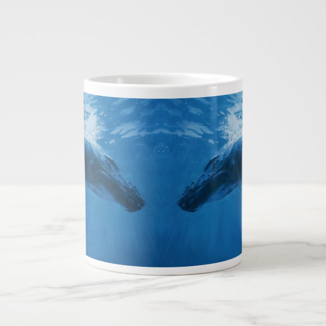 Humpback Whale Large Coffee Mug (Front)