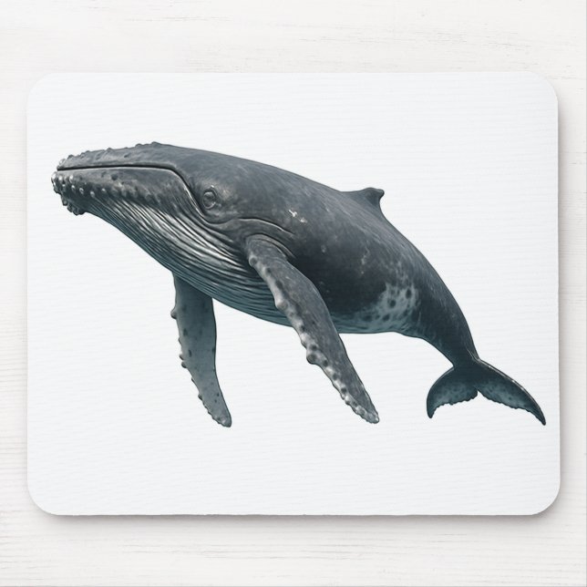 Humpback Whale Mouse Pad (Front)