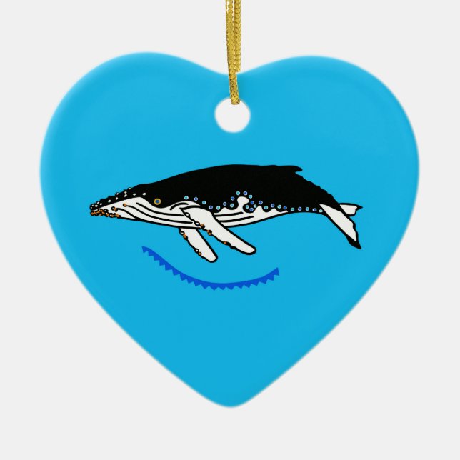 Humpback WHALE - Ornament (Front)