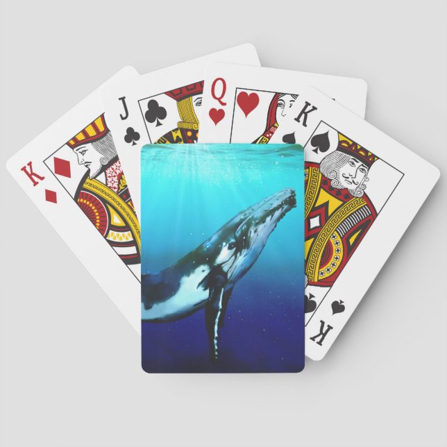 Humpback Whale Playing Cards (Back)