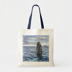 Humpback Whale Spyhops Hope Bay, Antarctica Tote Bag