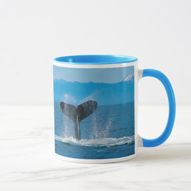 Humpback Whale Tail, Against Whaling Mug (Right)