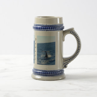 humpback-whale-tail beer stein