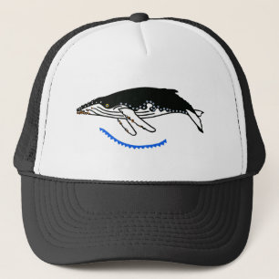 Humpback whale - trucker hat