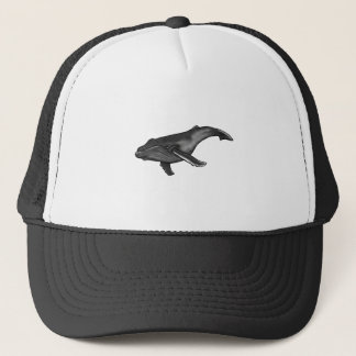 humpback whale trucker hat