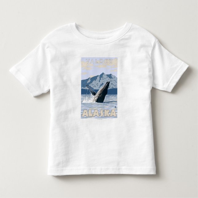 Humpback Whale - Valdez, Alaska Toddler T-Shirt (Front)