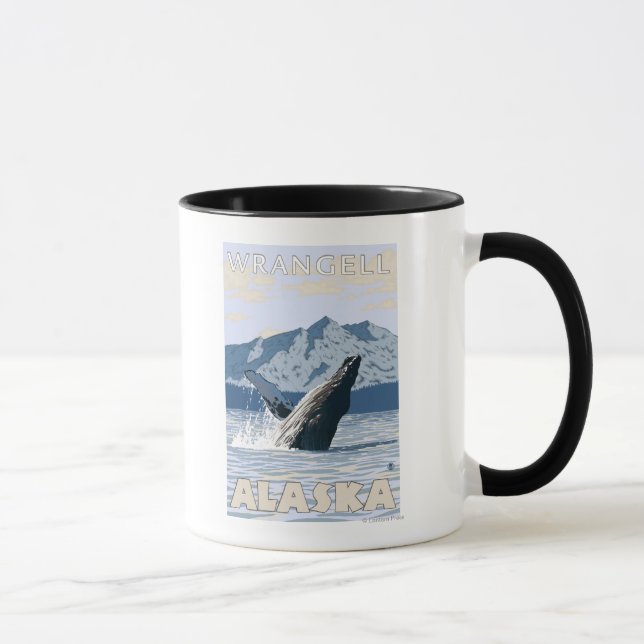 Humpback Whale - Wrangell, Alaska Mug (Right)