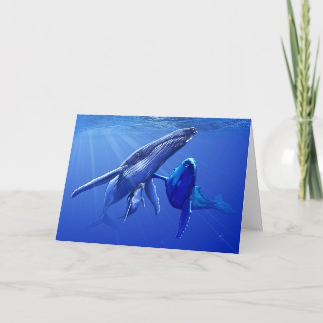 Humpback Whales Card (Front)