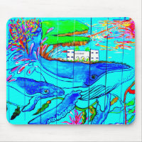 humpback whales mousepad
