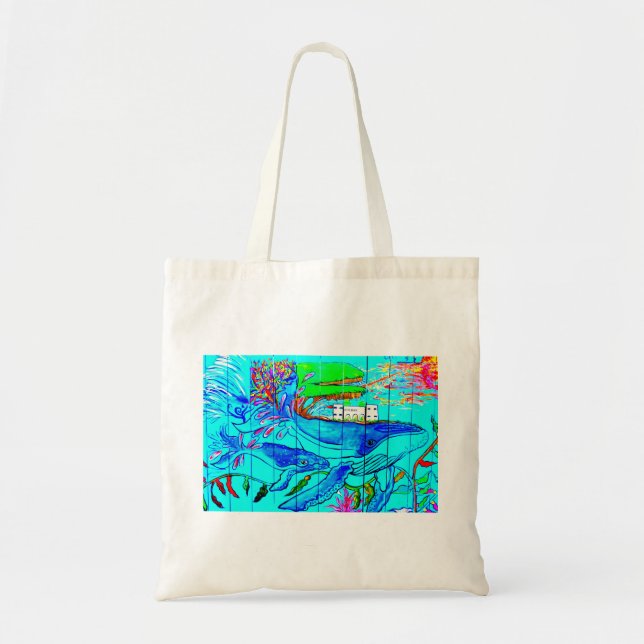 humpback whales tote bag (Front)