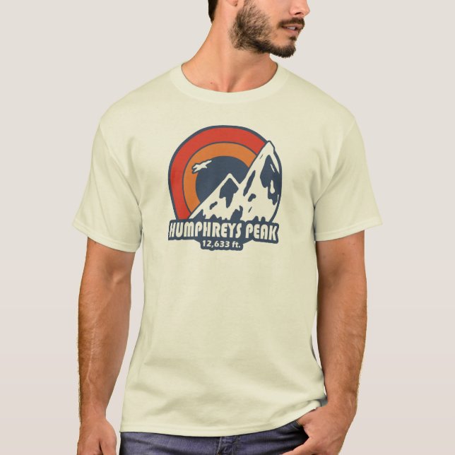 Humphreys Peak Arizona Sun Eagle T-Shirt (Front)