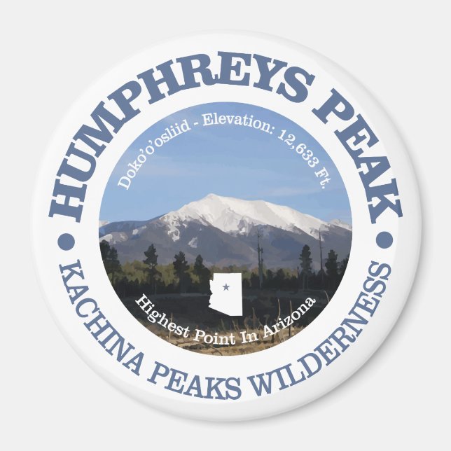 Humphrey's Peak Magnet (Front)