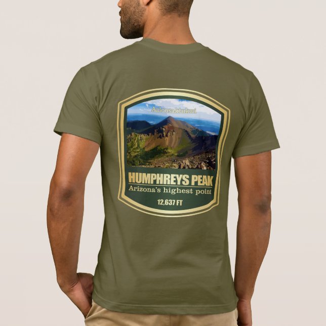 Humphreys Peak (PF) T-Shirt (Back)